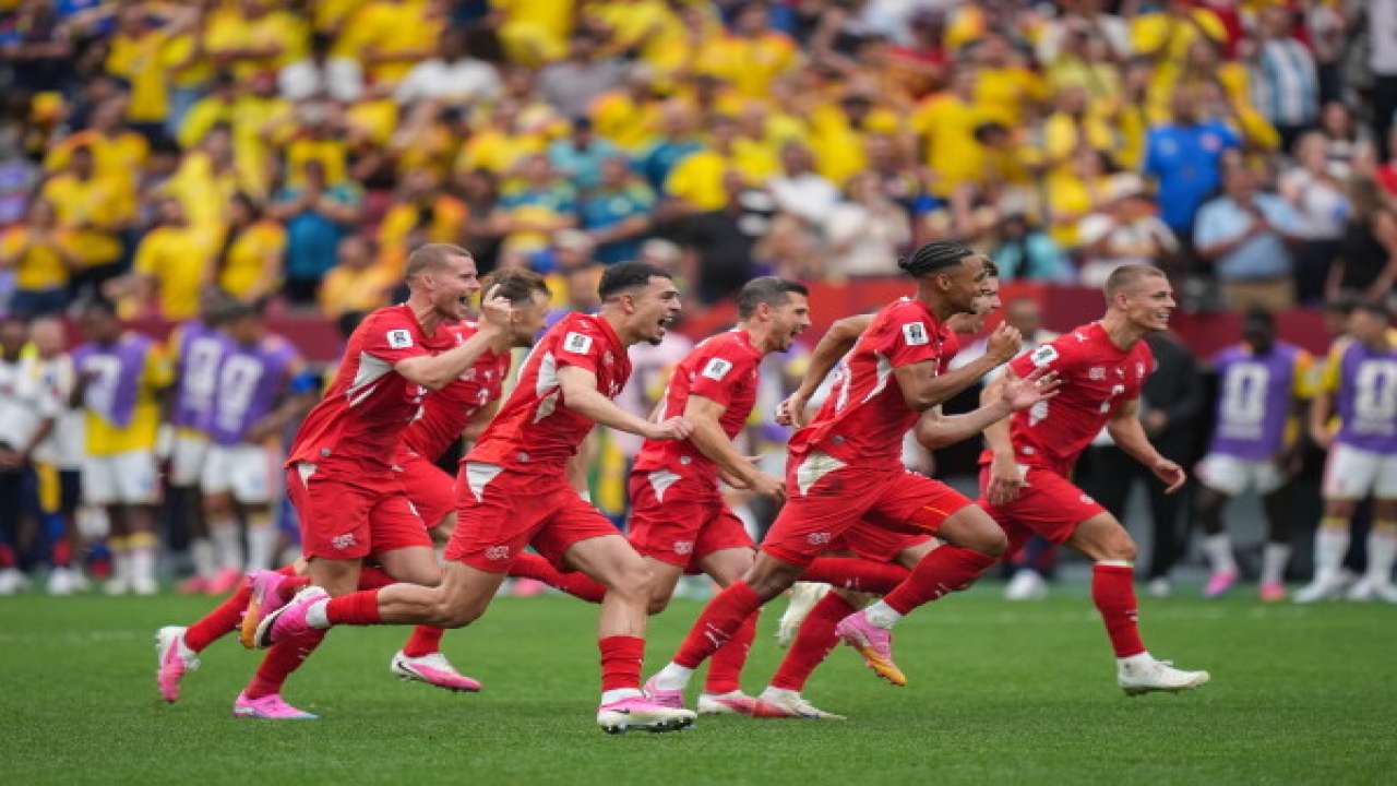 سويسرا تكمل عقد المتأهلين إلى ربع نهائي كأس العالم على حساب كولومبيا